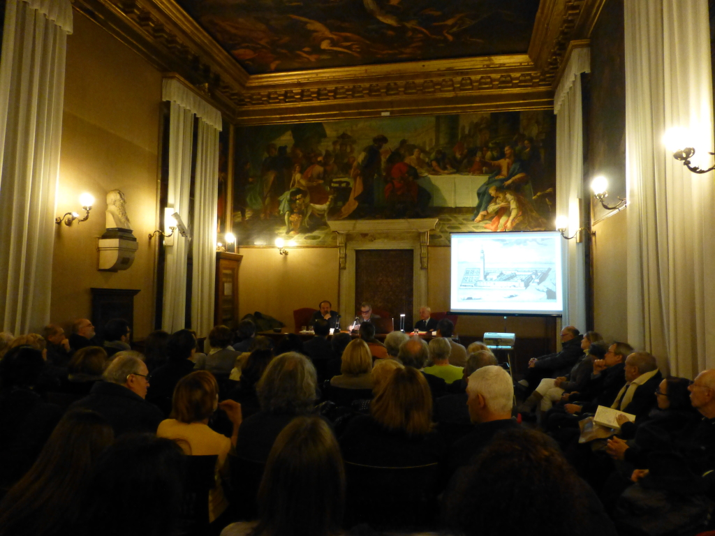 Il pubblico nella Sala Tommaseo dell'Ateneo Veneto